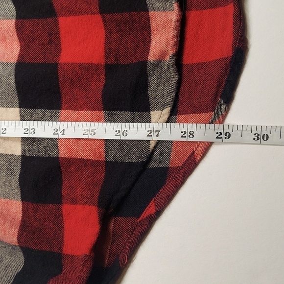 Croft & Barrow Red, Black and white Flannel Size M - Picture 6 of 8